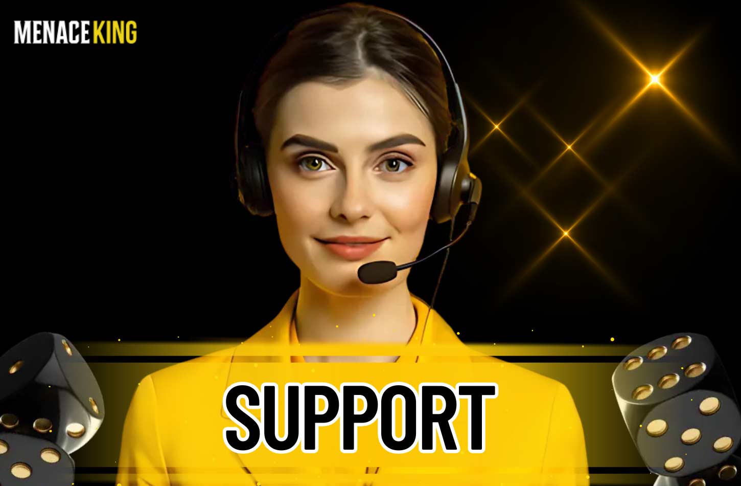 the customer support service at MenaceKing