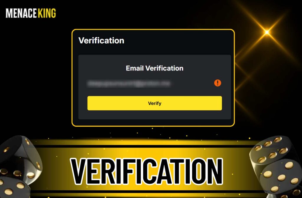 MenaceKing requires user verification
